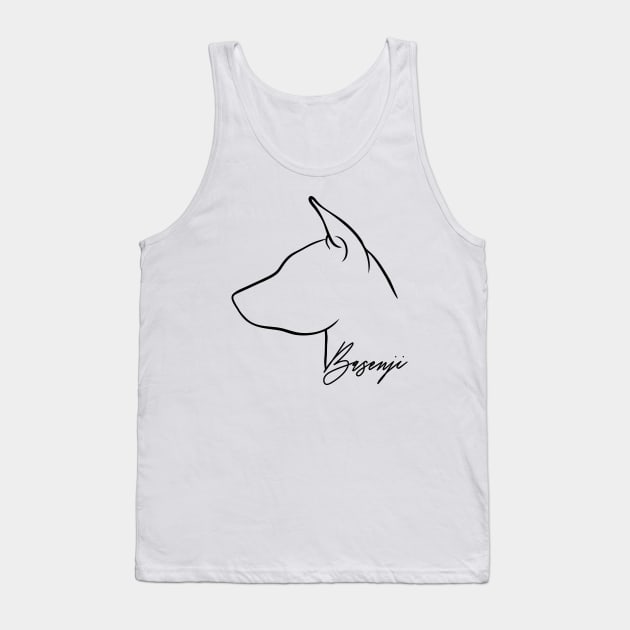 Proud Basenji profile dog lover Tank Top by wilsigns